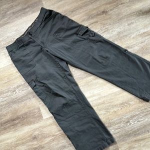 Cargo pants. Gray/brown taupe color. Good used condition. Lee platinum.